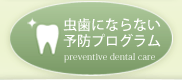 虫歯にならない予防プログラム